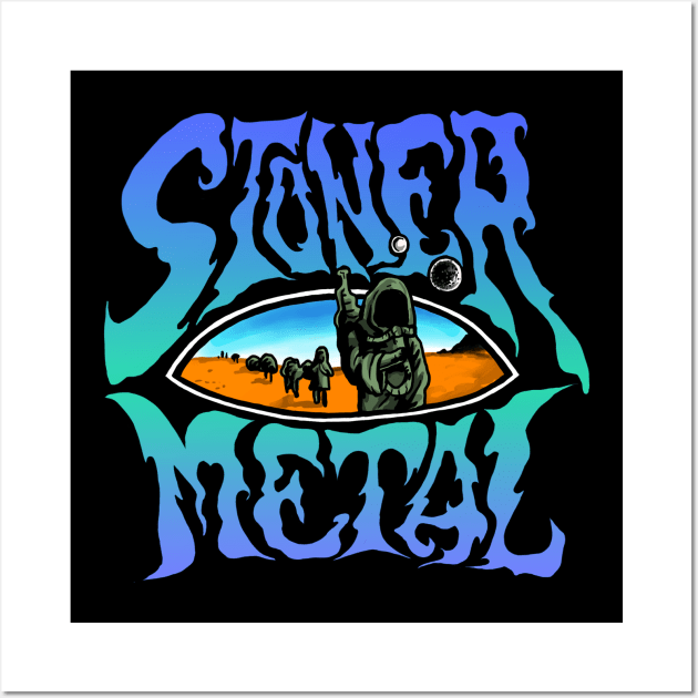 STONER METAL Wall Art by AMOS_STUDIO